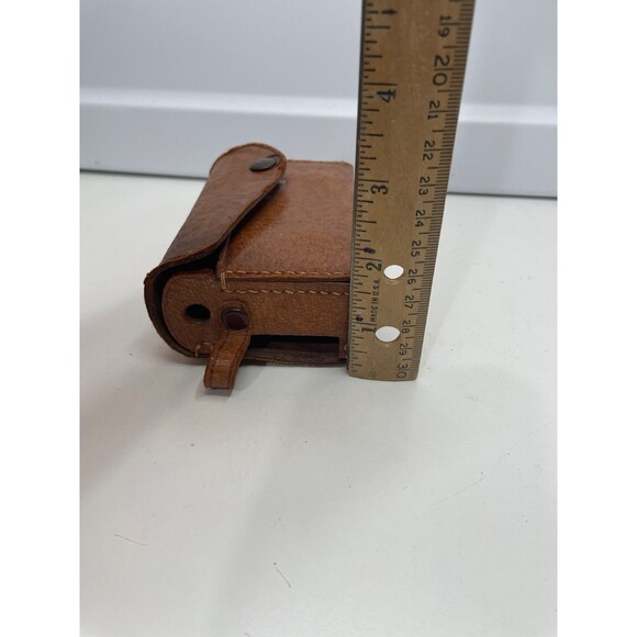 case only!! KOWA Transistor Radio or Camera brown leather case- JAPAN - Picture 10 of 10